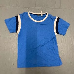 COPY - J.Crew Ringer Tshirt Blue Summer Baseball Tee Sport Outdoor Game Gym Wor…